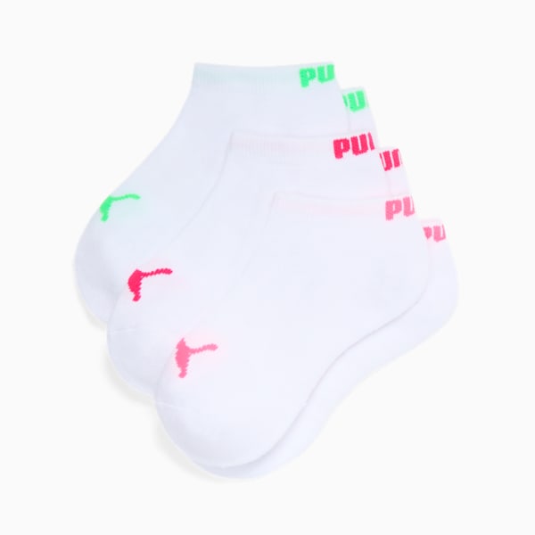 Socquettes Enfant et Adolescent [paquet de 3], WHITE / BRIGHT, extralarge